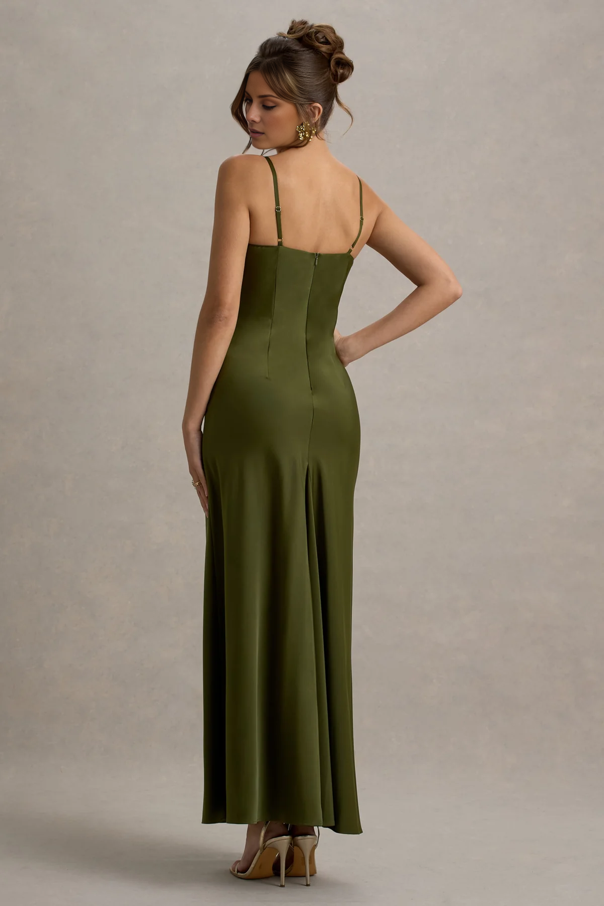 Robe de bal Yidibang à encolure carrée, épaules dénudées, sans manches, dos nu et longueur au sol