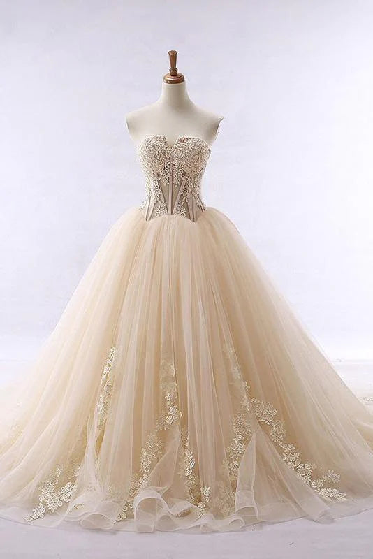 Robes de bal chics sans bretelles en tulle à lacets, décolleté en cœur, modestes, bon marché, longues robes de bal