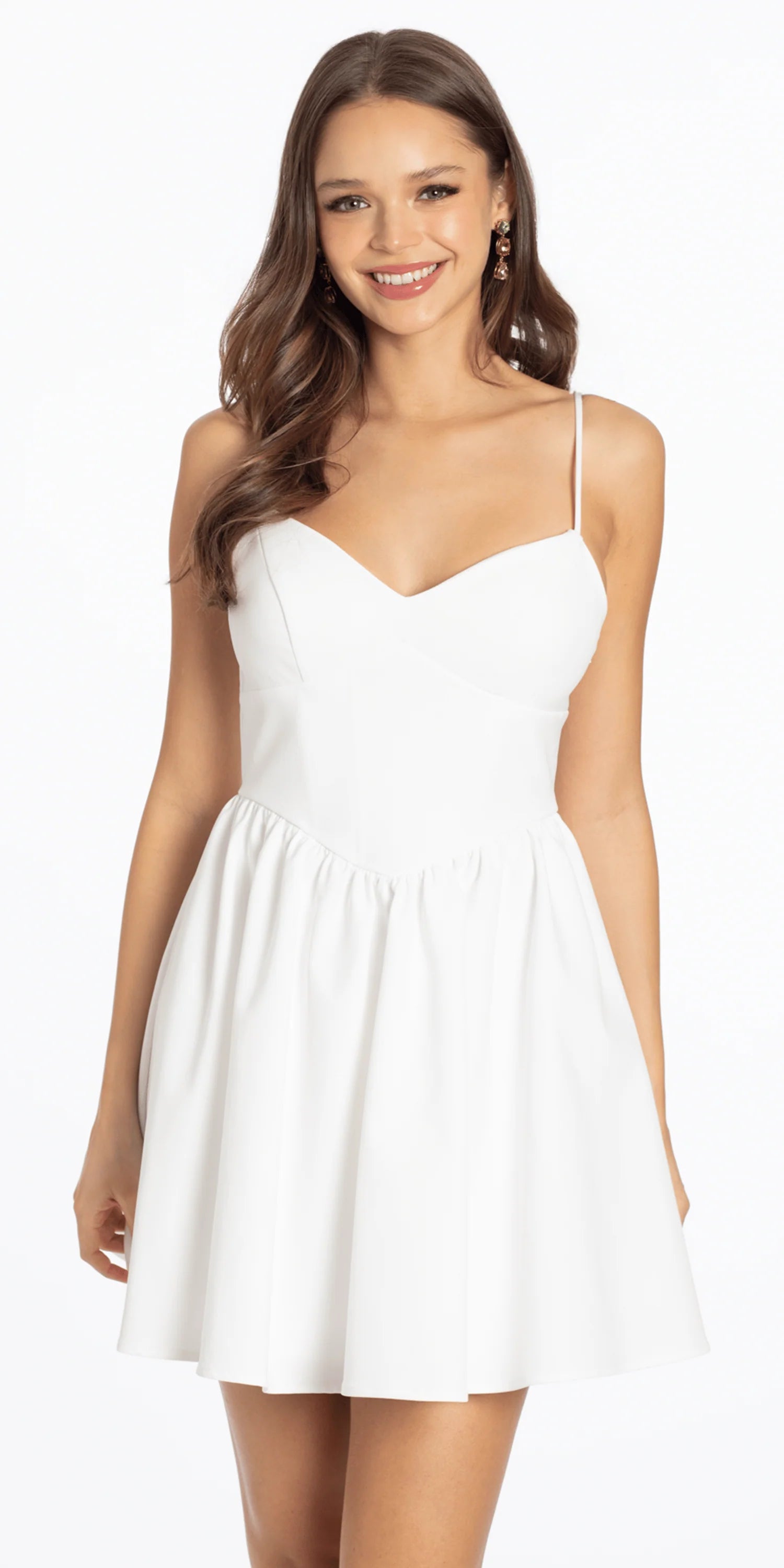 Chic A-Line Sweetheart Sleeveless Lace-Up Back Mini Homecoming Dresses for Juniors