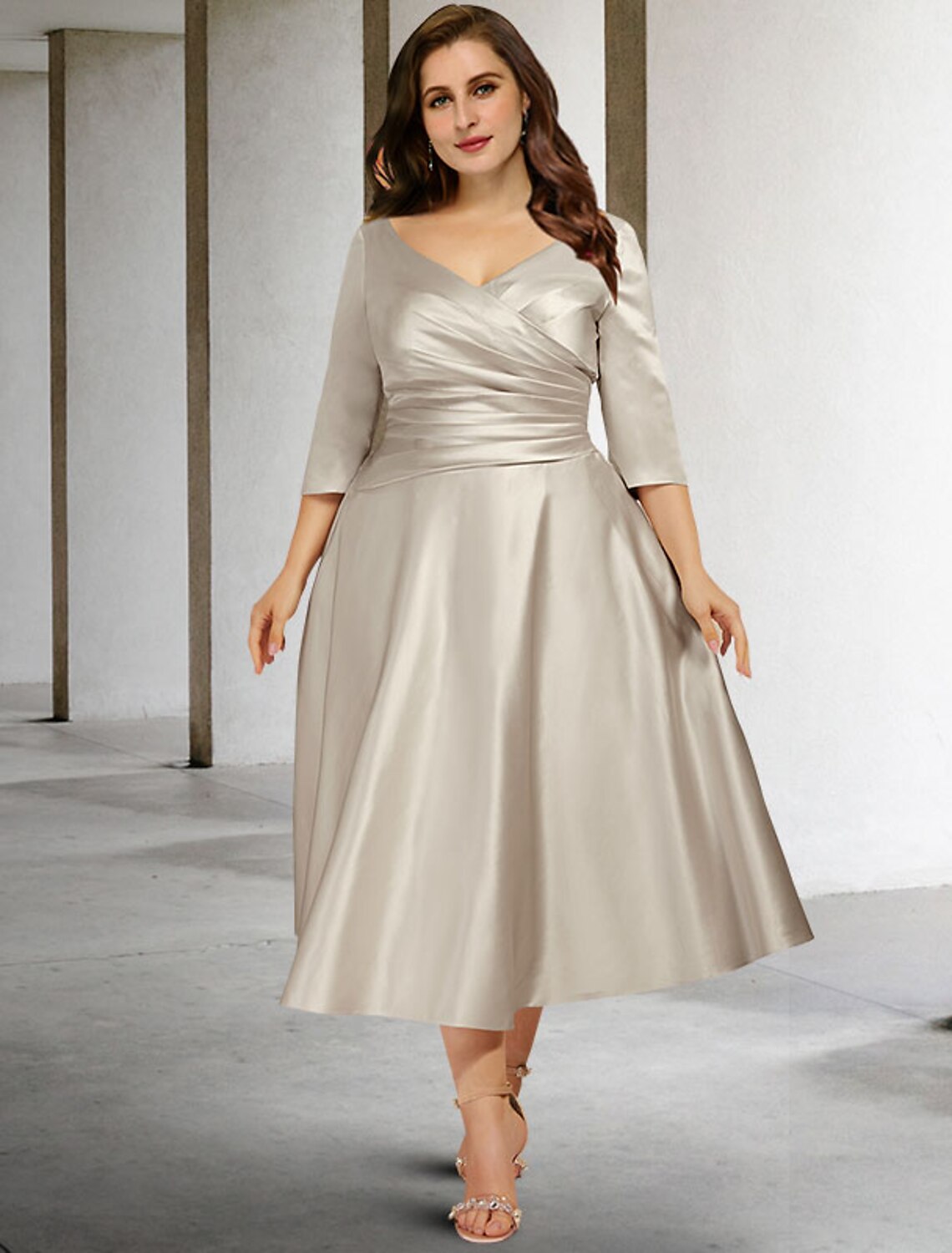 A-Line Mother of the Bride Dresses Plus Size Hide Belly Curve Vintage YiDiBang Dresses A-Line Mother of the Bride Dresses Plus Size Hide Belly Curve Vintage YiDiBang Dresses